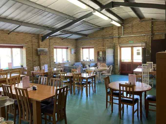 Inside The Citadel Welcome Centre Cafe dining area